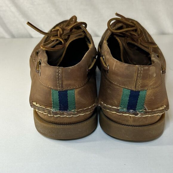 Sperry Top-Sider Authentic Original 2 Eye Boat Shoe Men's size 11 Brown Leather - Picture 4 of 8